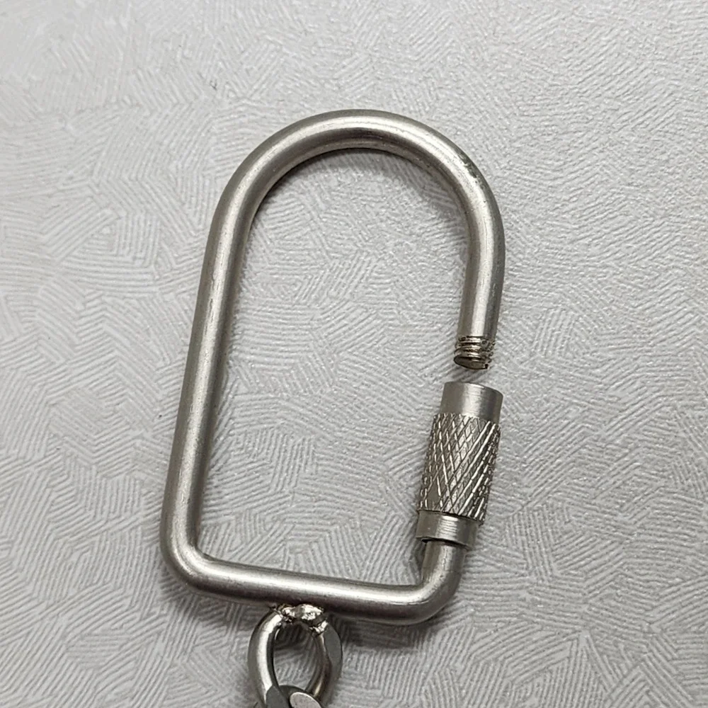 Vintage St. Louis Arch Missouri Spinning Keychain Center Collectible Silver Gold